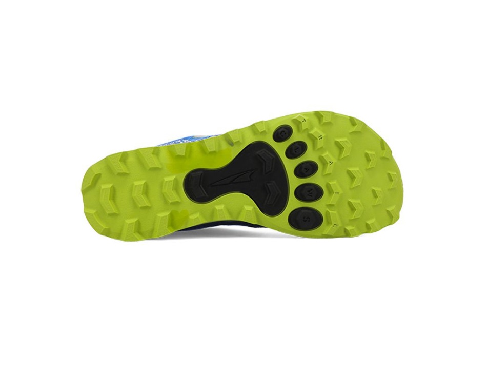 Altrarun LONE PEAK Youth Blue-Lime