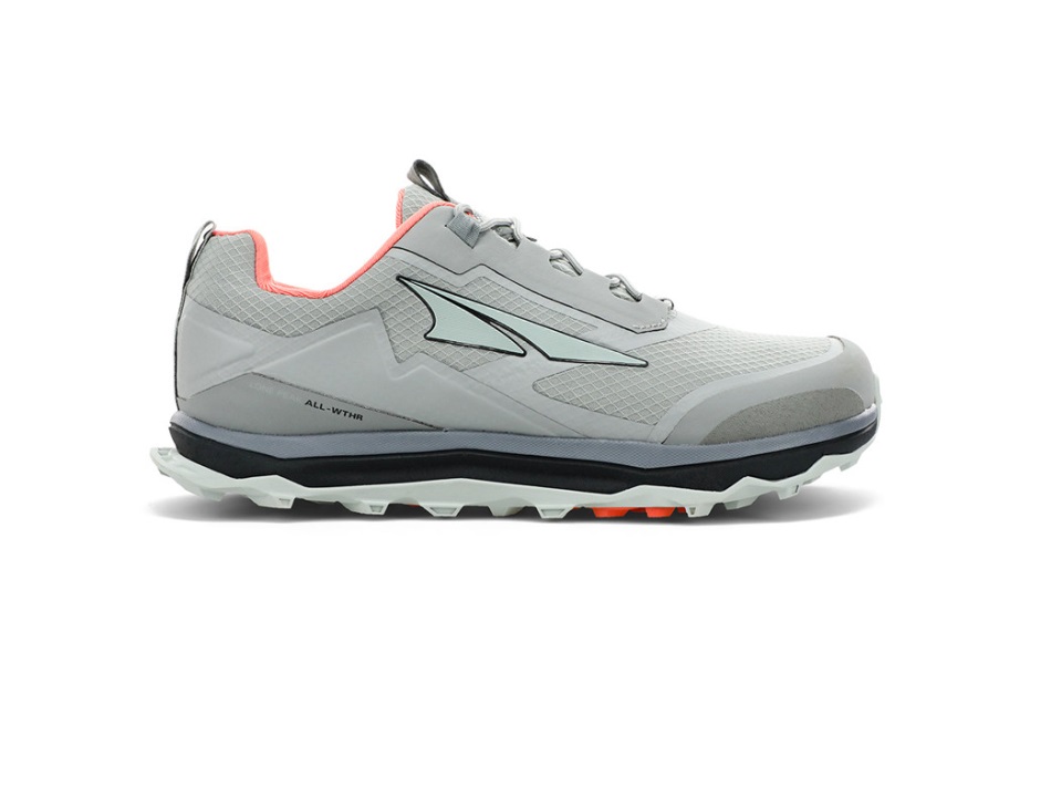 Altrarun Lone Peak ALL-WTHR Low Woman Gray-Orange