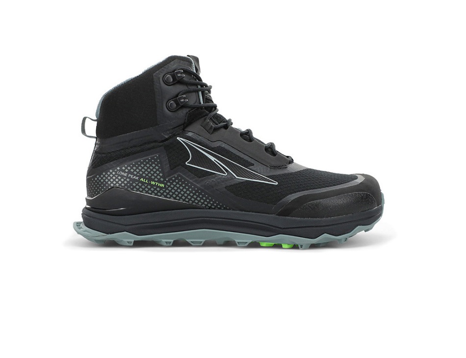Altrarun Lone Peak ALL-WTHR Mid Woman Black